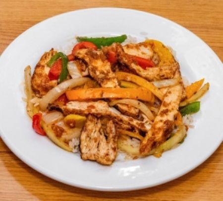 Chicken Burrito Bowl – Generous portions of Mediterranean style burrito